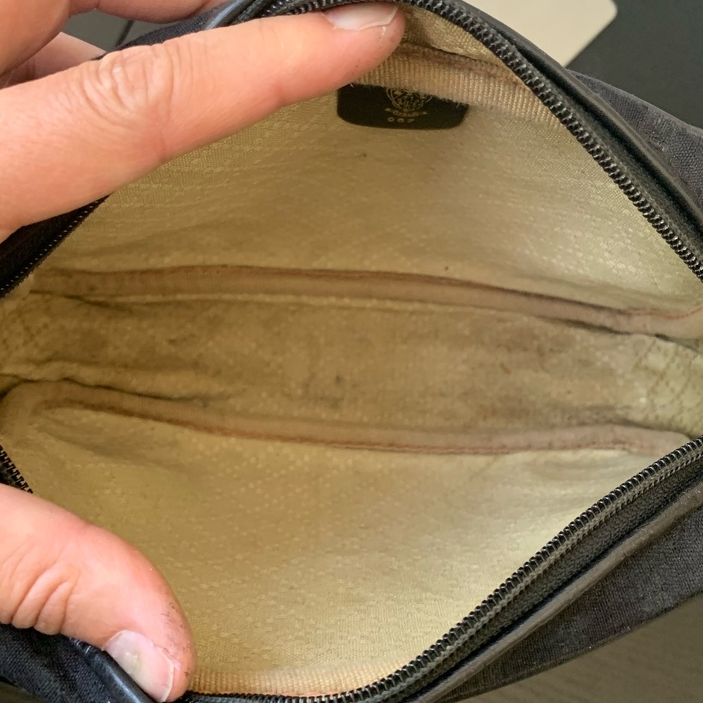 Authentic Black Classic Vintage GUCCI 70s Crossbody- amazing condition 🇮🇹❤️med - Picture 13 of 15